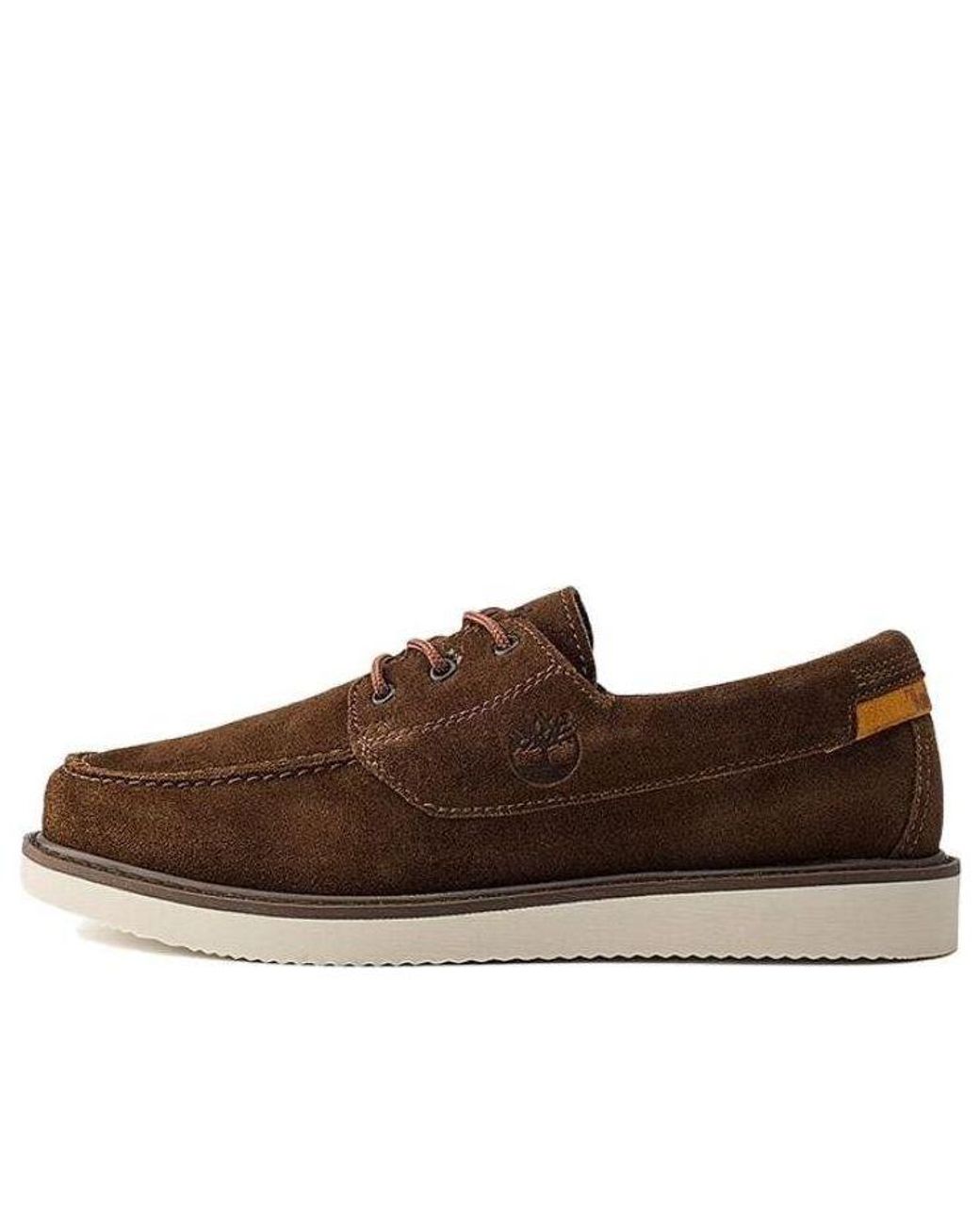 Timberland Brown Newmarket Ii Boat Shoes 'Cocoa' for men