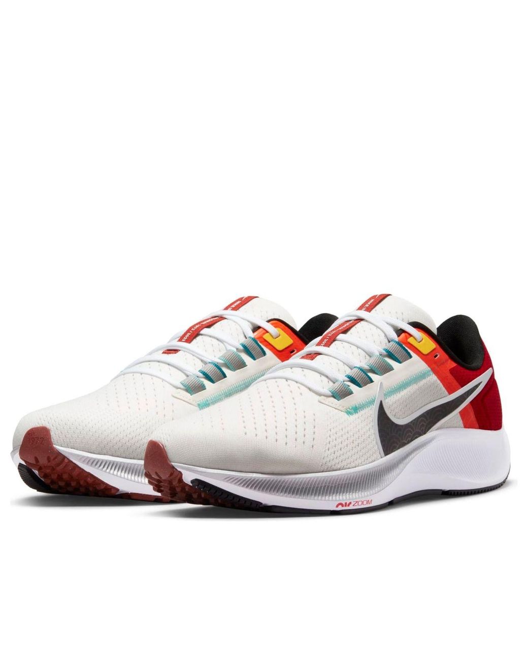 Nike White Air Zoom Pegasus 38 Road Running Shoes for men
