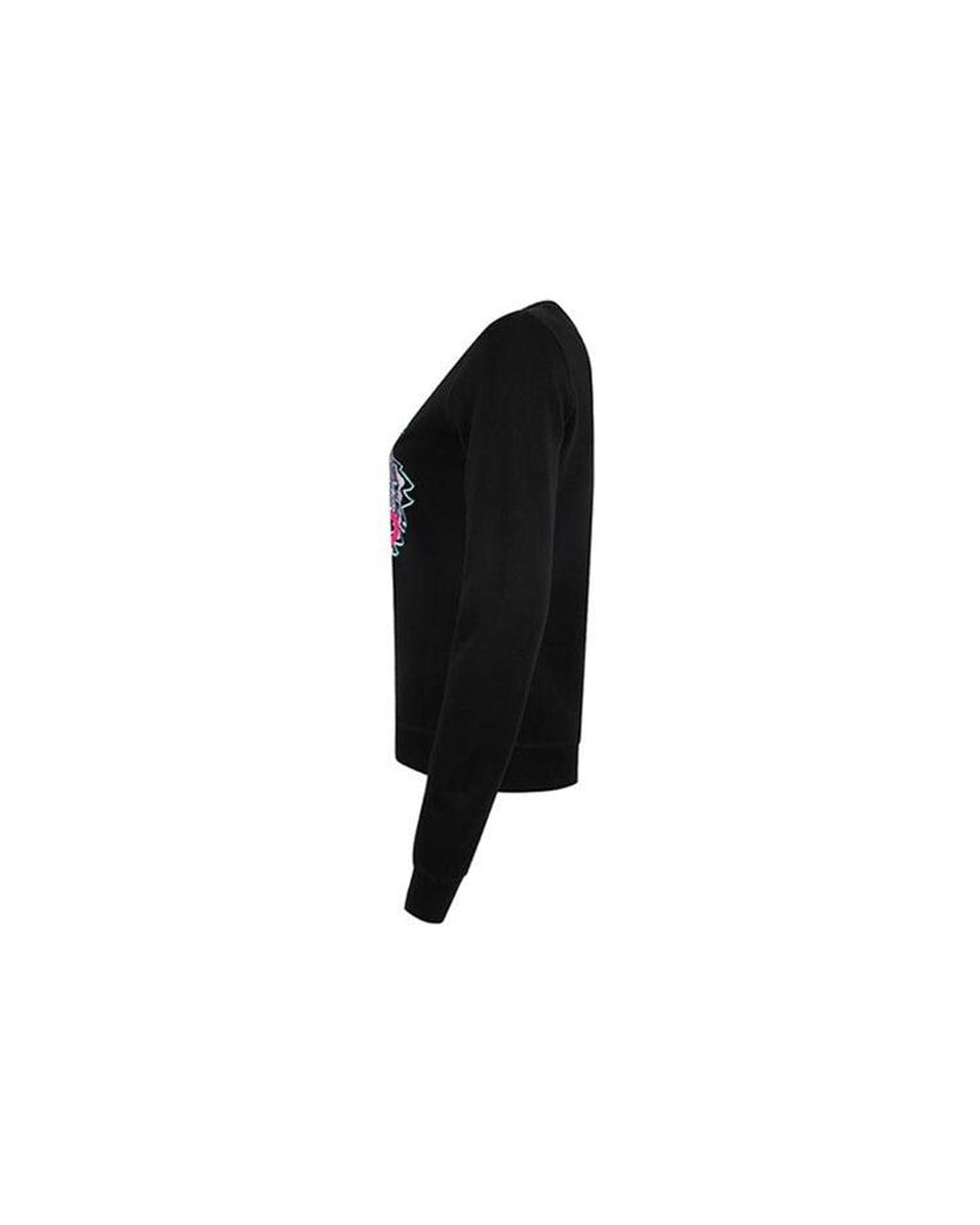 KENZO Black (Wmns) Embroidered Tiger Head Hoodie