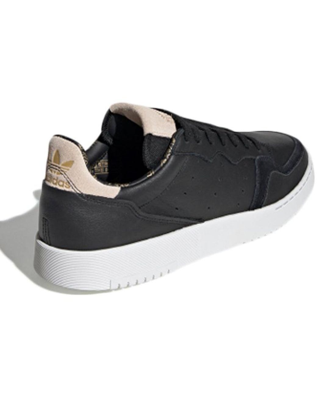 Adidas Black Supercourt 'Linen' for men