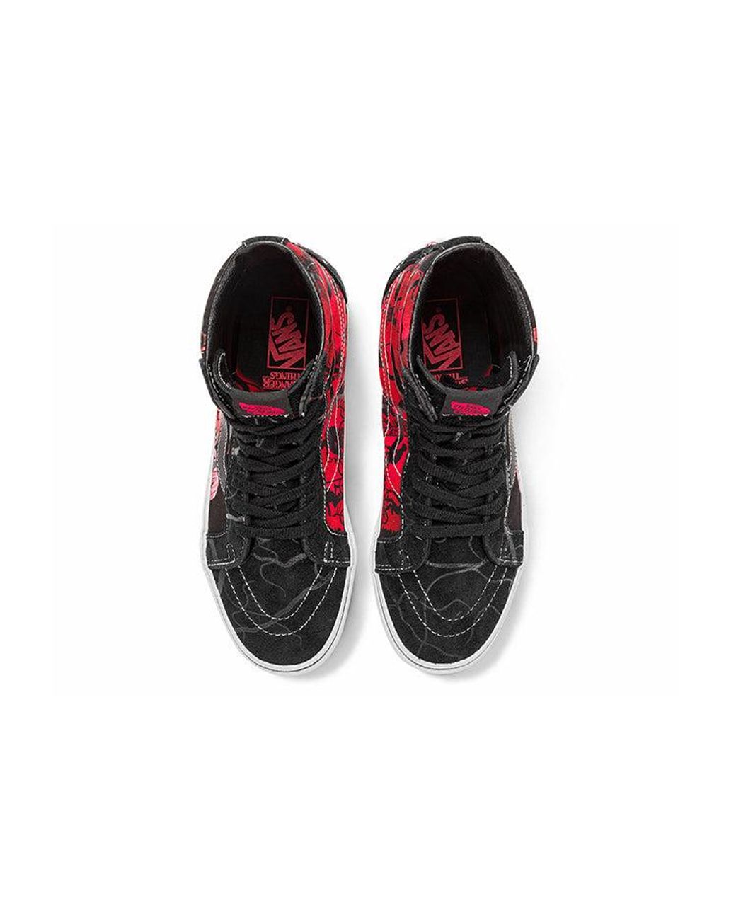 Vans Black Stranger Things X Sk8-Hi Reissue 'Upside Down' for men