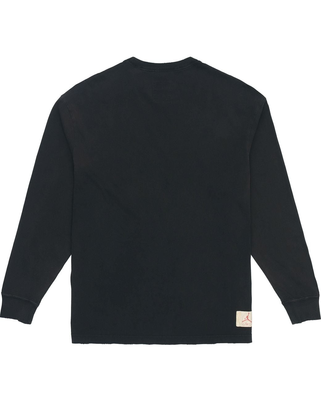 Nike Blue X Union Crossover Photo Character Shooting Printing Round Neck Pullover Long Sleeves Asia Edition Couple Style Black for men