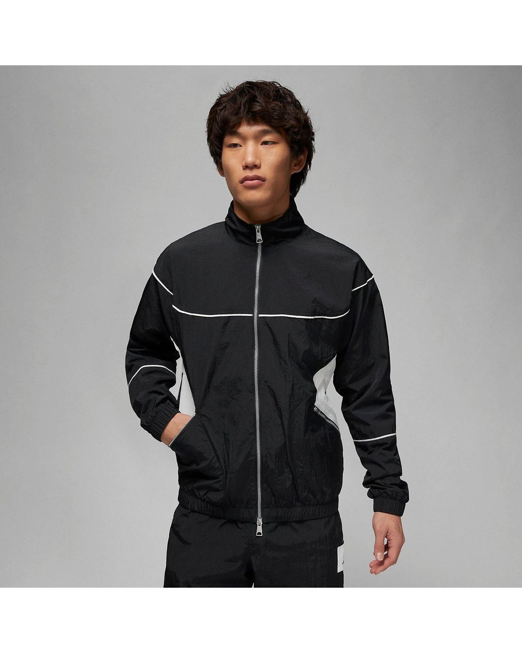 Nike Blue Air Essential Statement Warm Up Jacket Dv7625-010 for men