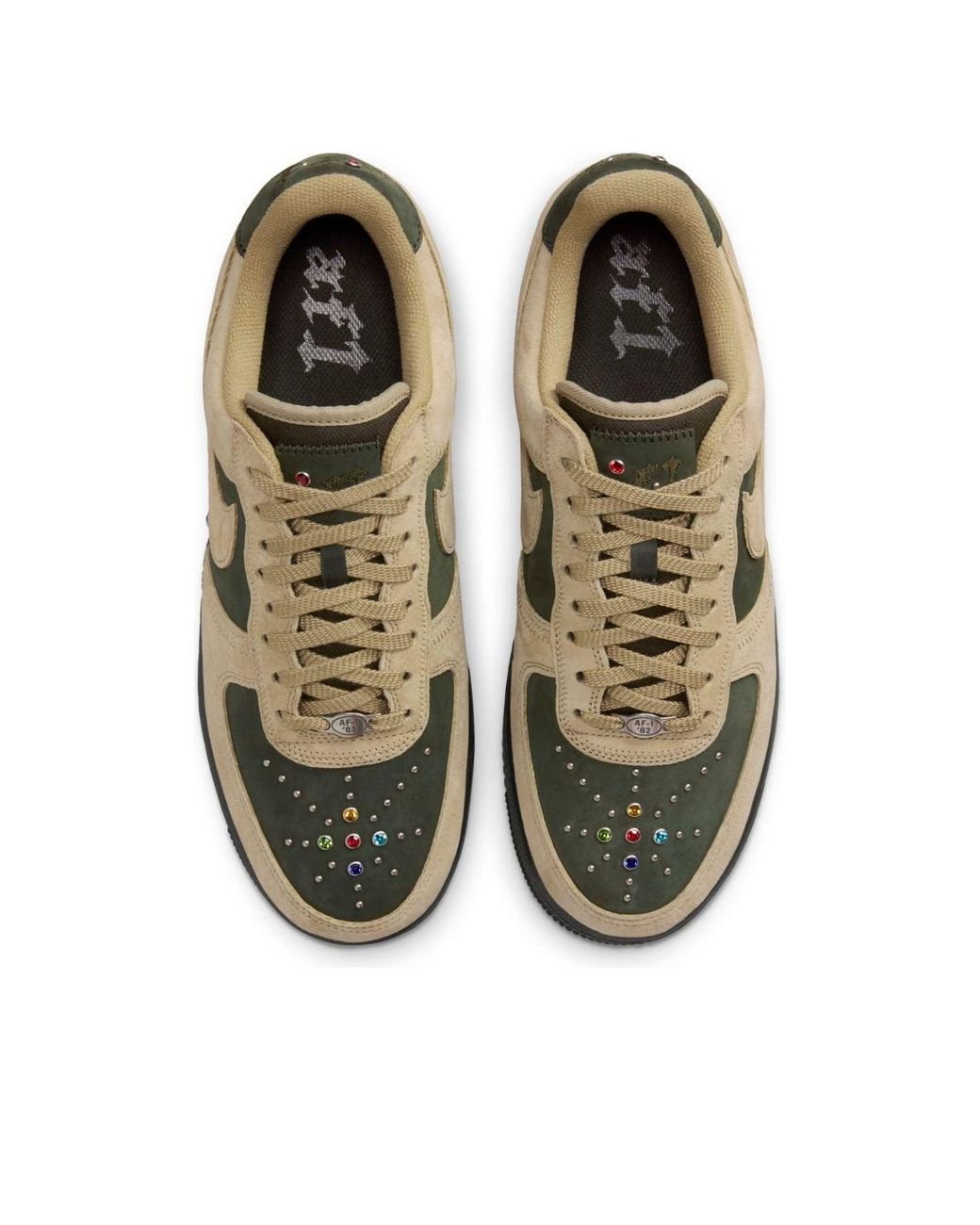 nike army colour shoes