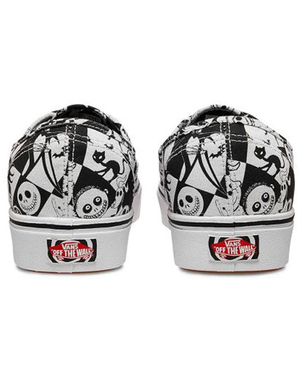 Vans White The Nightmare Before Christmas X Comfycush Authentic 'Collage' for men