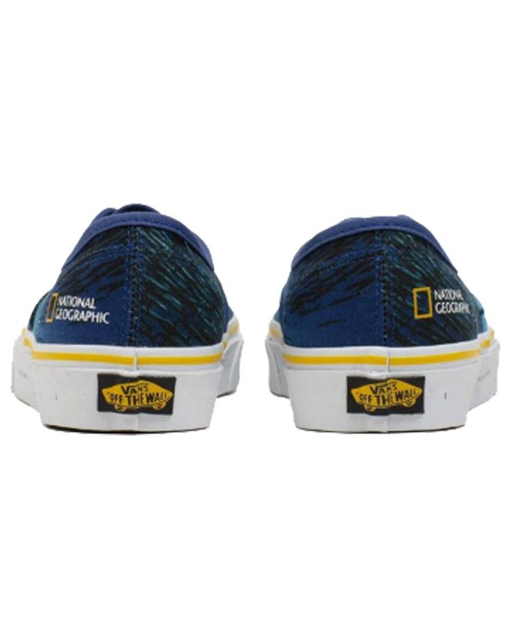 Vans Blue National Geographic X Authentic 'Ocean' for men