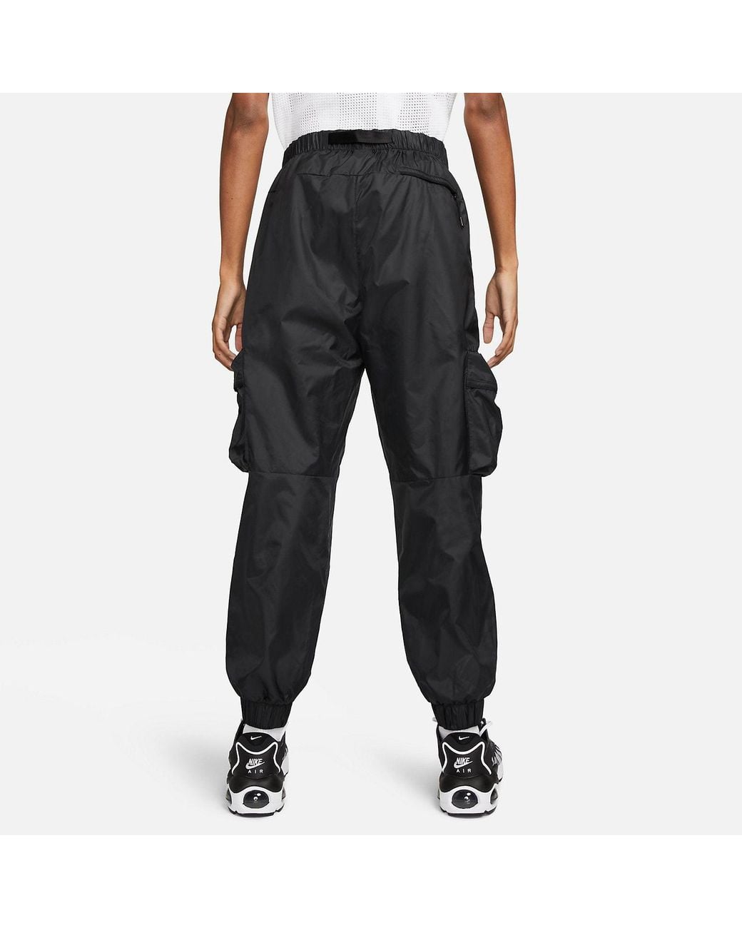 Nike Black Tech Lined Woven Pants for men