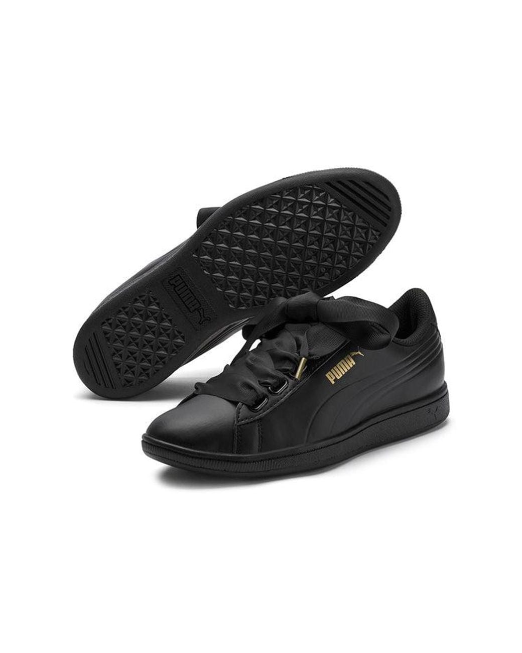 PUMA Black (Wmns) Vikky Ribbon