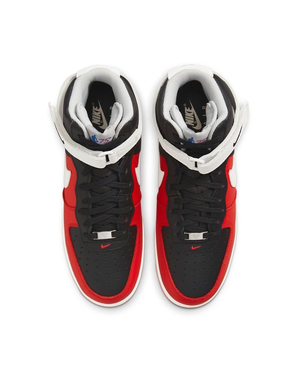 Nike Red X Nba Air Force 1 High '07 Lv8 '75Th Anniversary for men