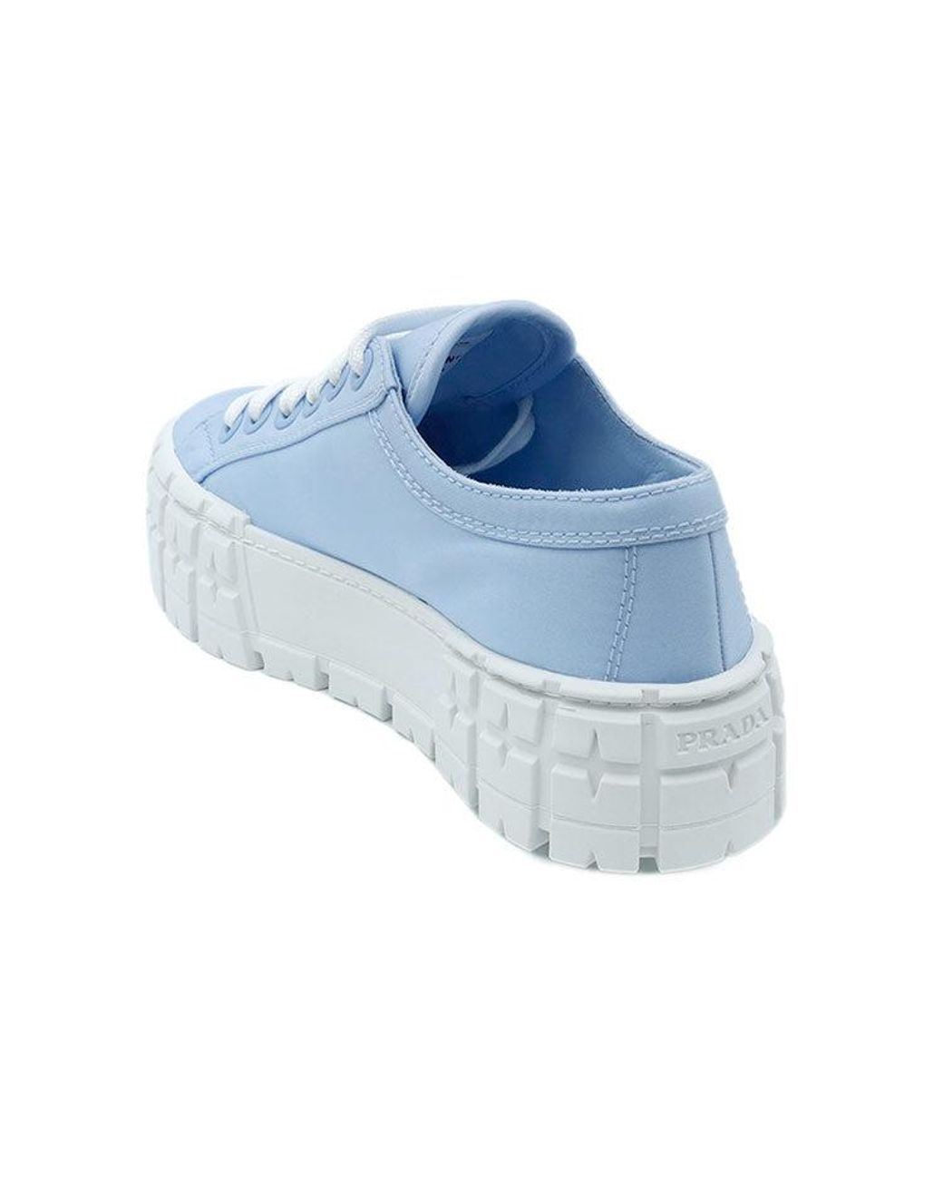 Prada Blue (Wmns) Double Wheel Re-Nylon Gabardine Sneakers