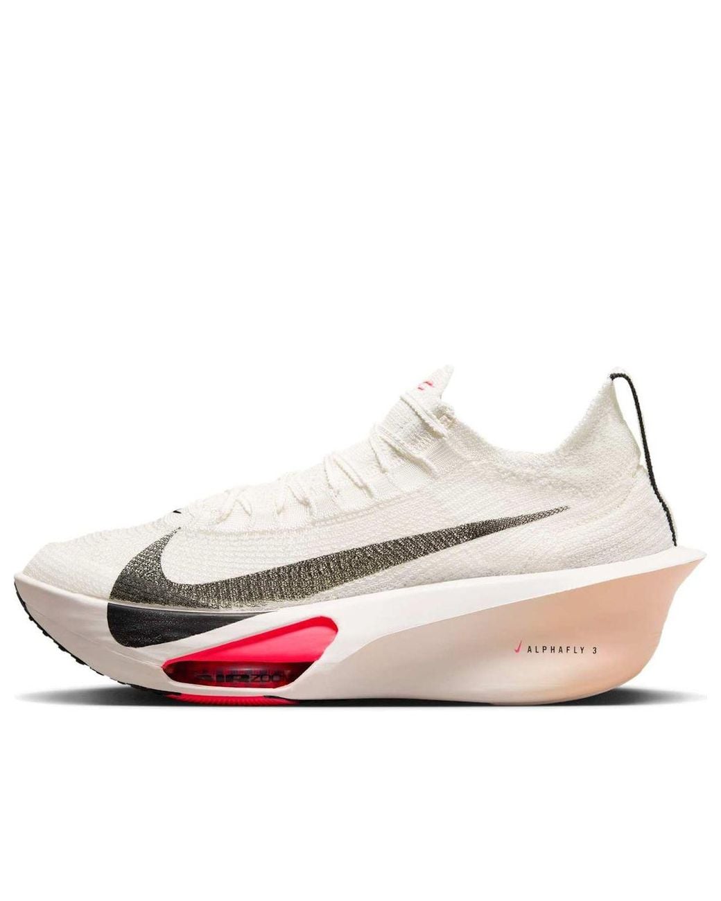Nike White Alphafly 3 Road Racing Shoes for men