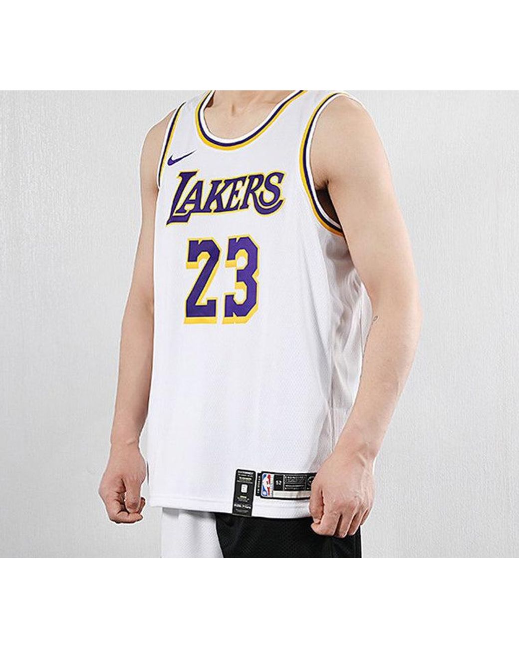 Nike Pink Nba Los Angeles Lakers Lebron James No. 23 Jersey for men