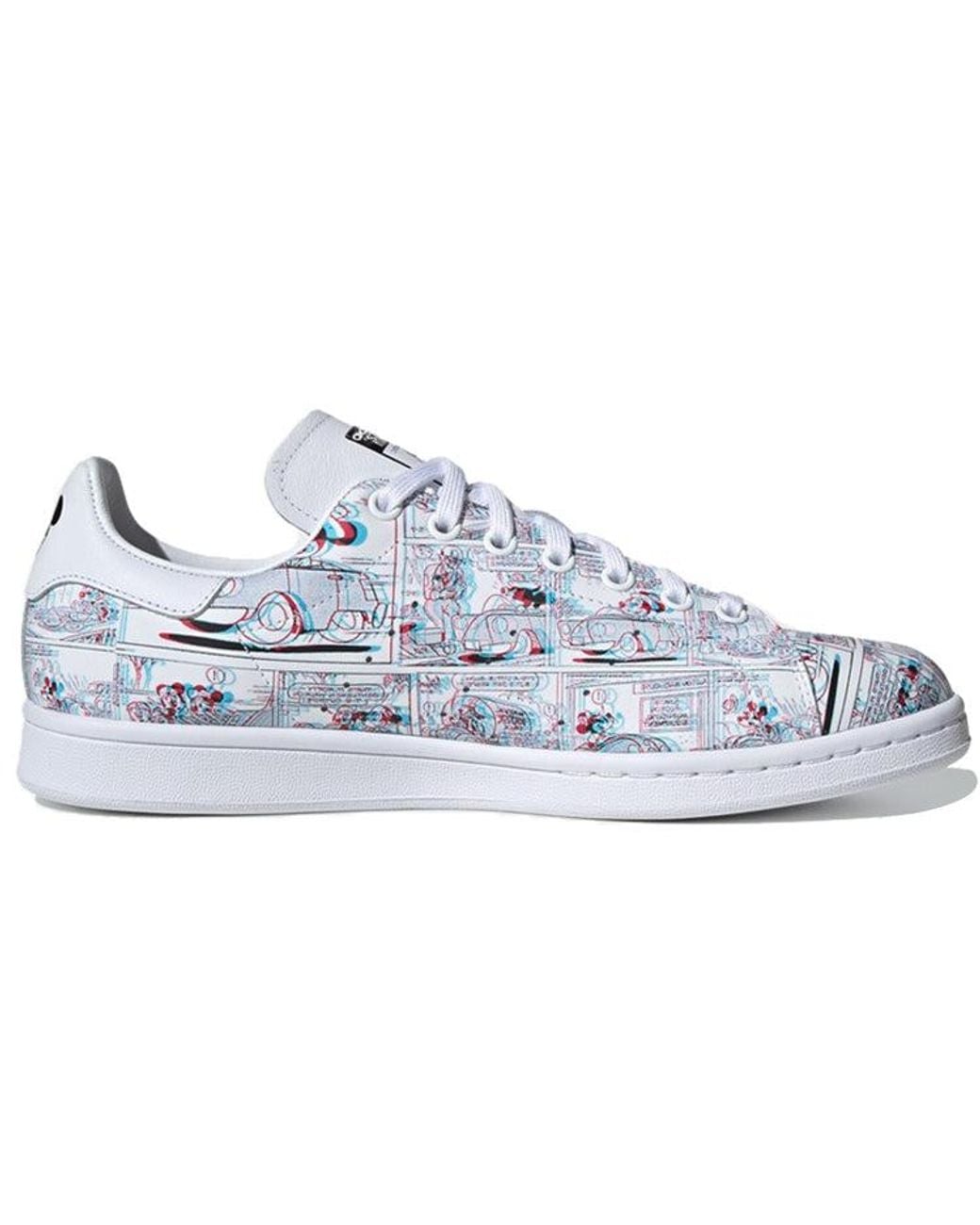 Adidas Blue Disney X Stan Smith 'Mickey Mouse Comic Strip' for men
