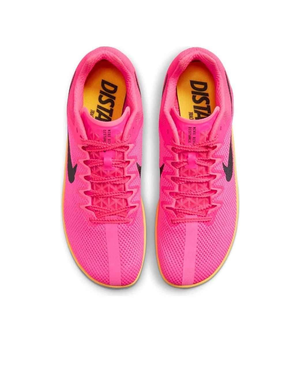 Nike Pink Air Zoom Rival Distance Spikes 'Hyper Laser' for men