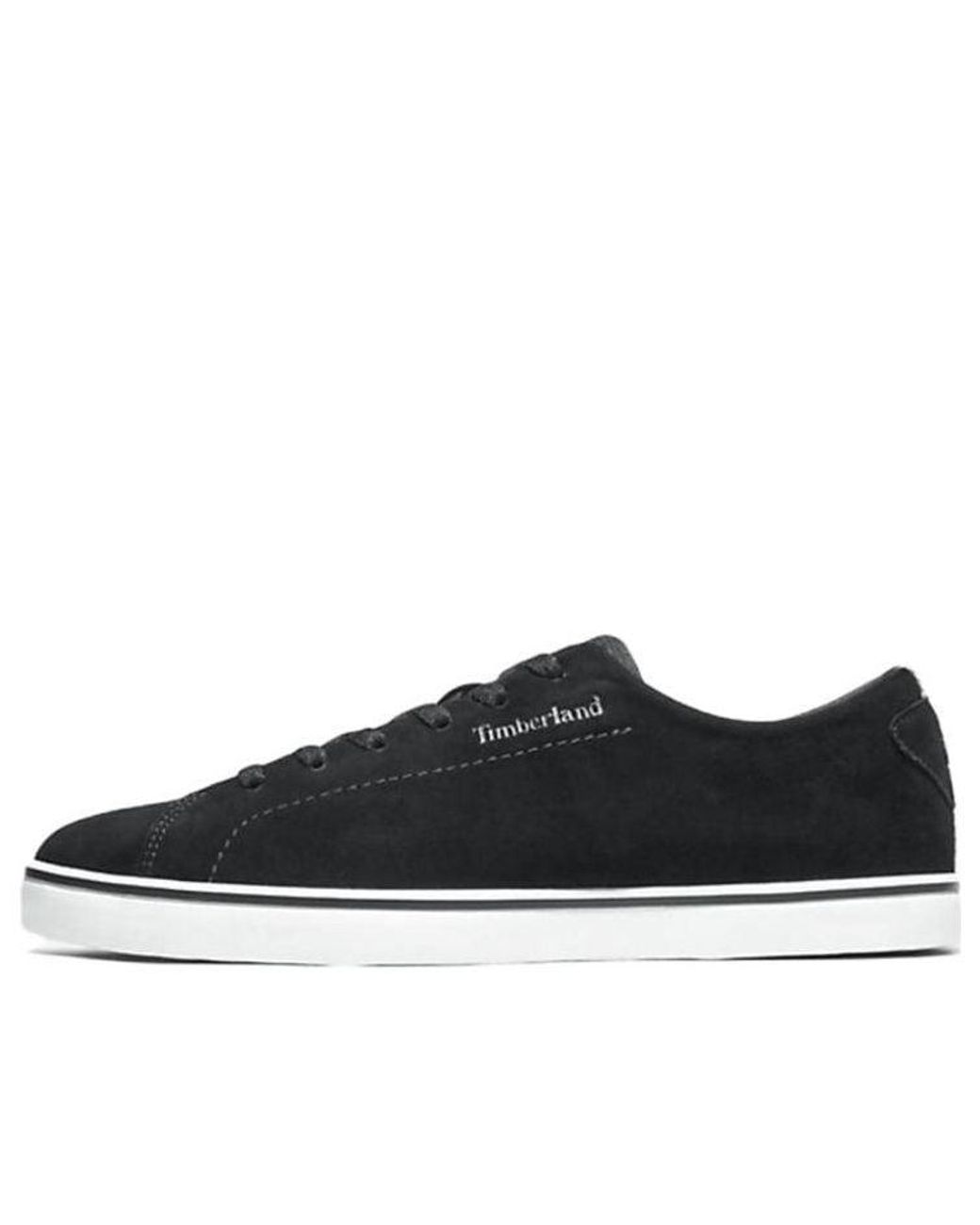 Timberland Black Skape Park Leather Sneaker Suede' for men