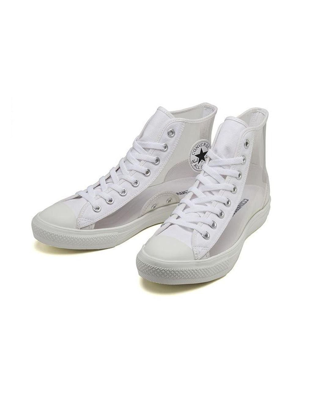 Converse Gray Chuck Taylor All Star Light Clear Material for men