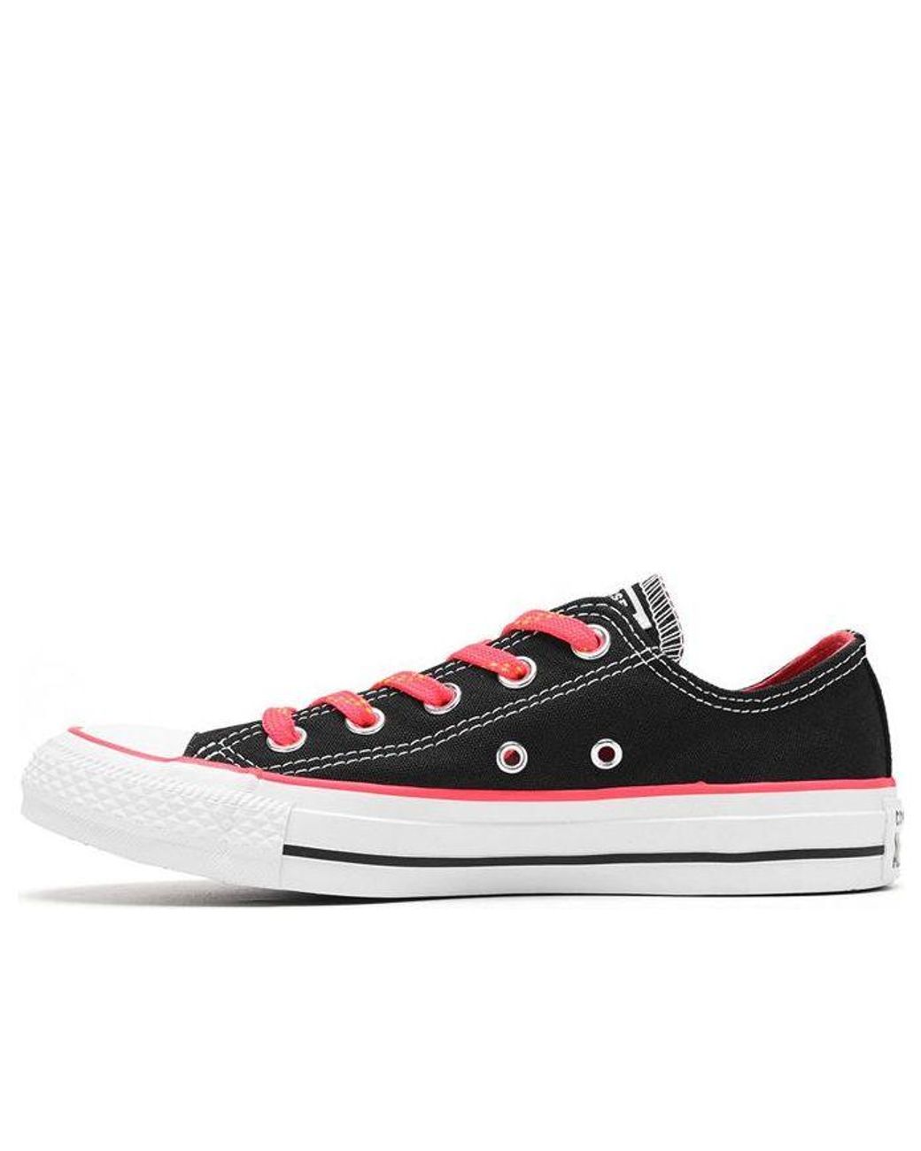 Converse All Star Ctas Ox Sneakers Pink/black in White | Lyst