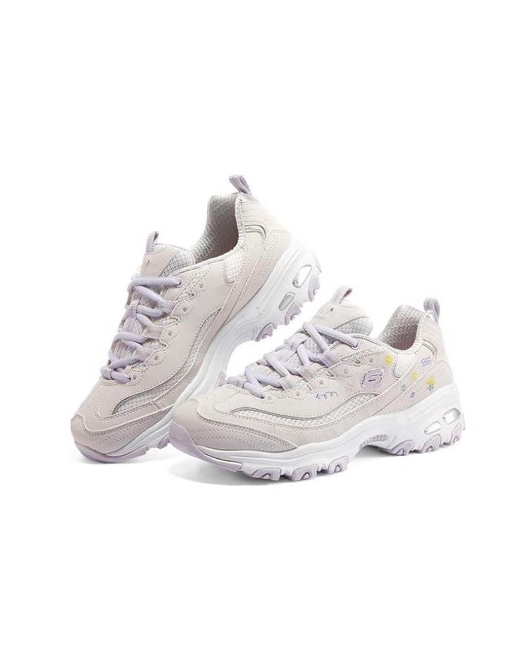 Skechers White (Wmns) D'Lites 1.0 'Whtie'