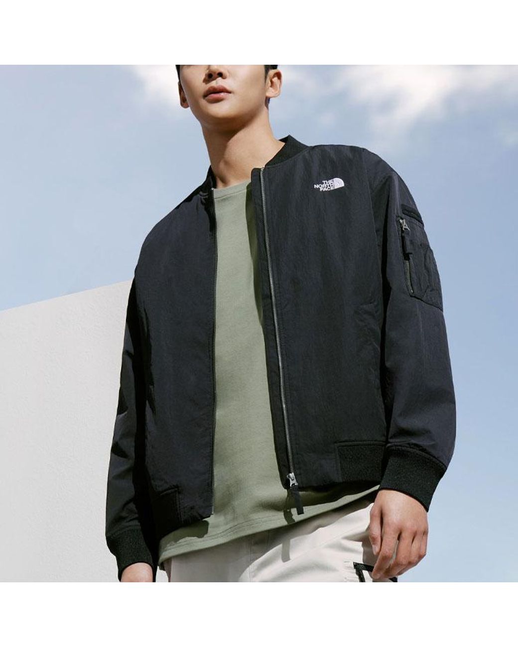 The North Face All-Round Bomber Jacket in Black for Men | Lyst UK