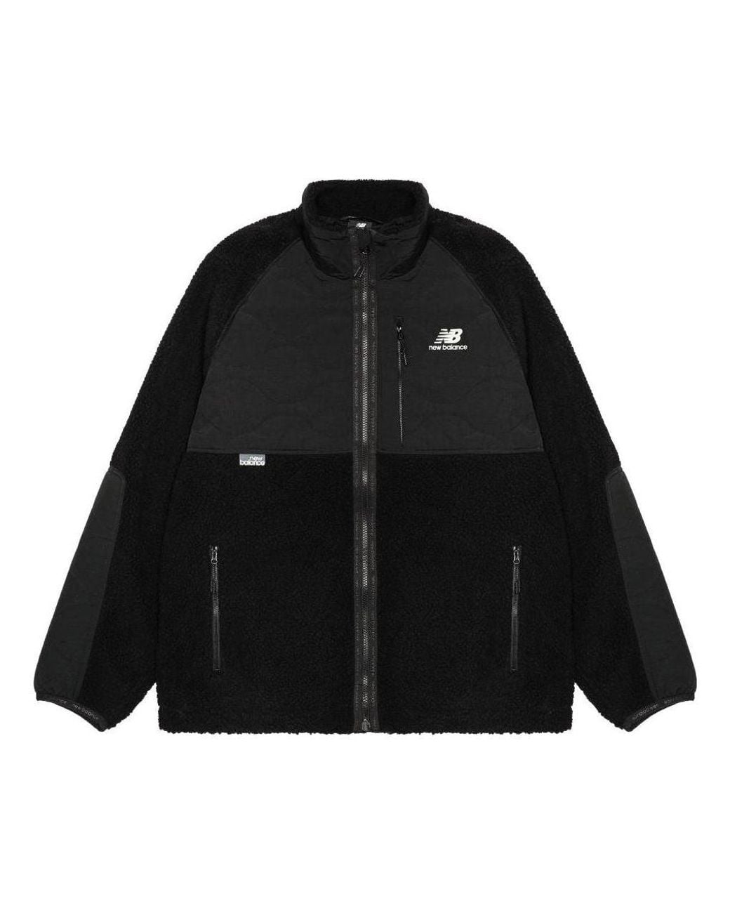 New Balance Black Lifestyle Cotton Warm Coat for men