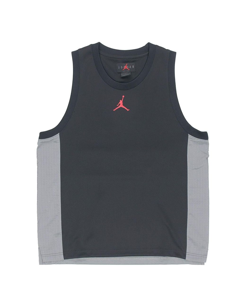 Nike Gray Dri-Fit Air Statement Splicing Quick-Dry Basketball Sports Vest for men