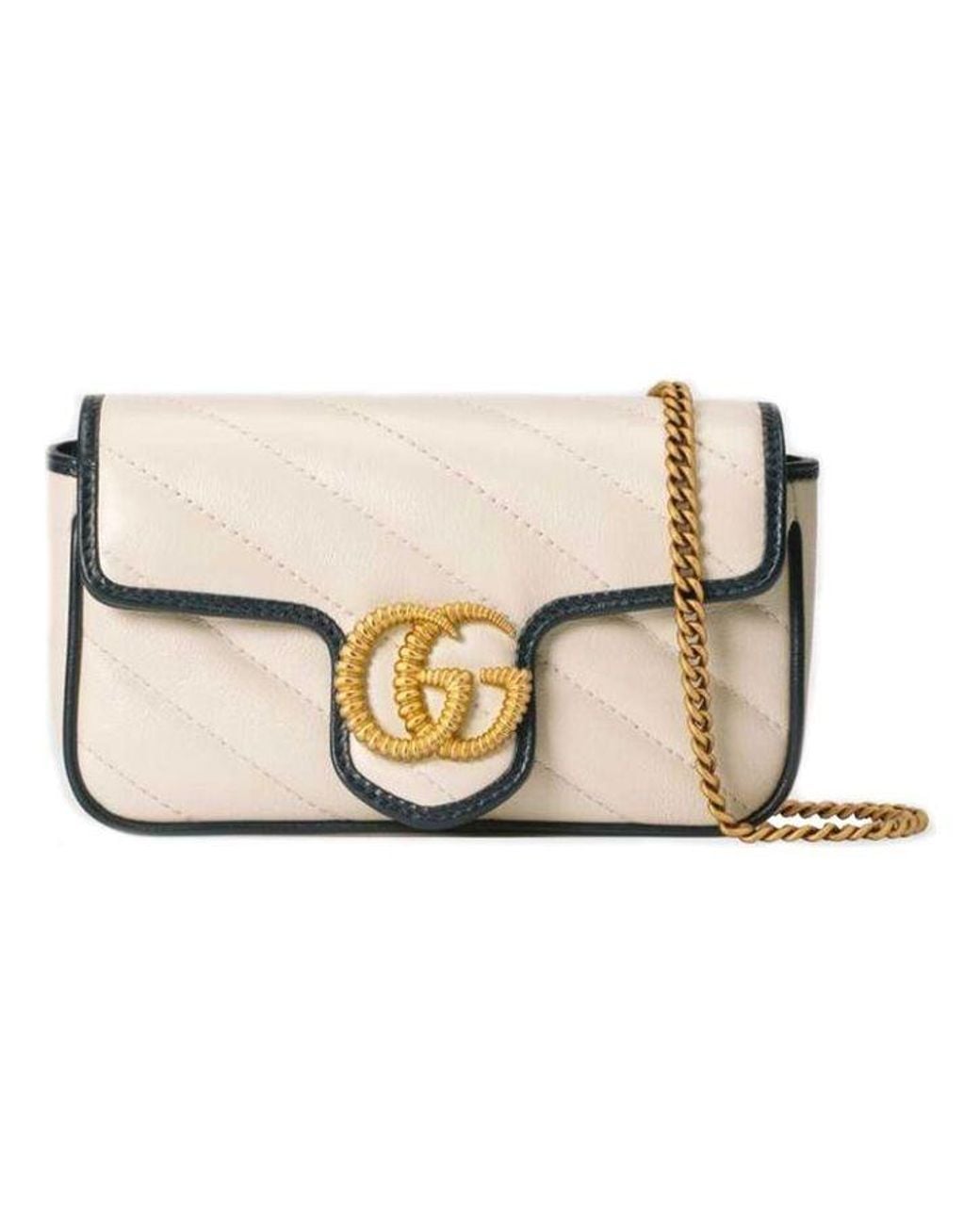 Gucci Natural (Wmns) Marmont Series Shoulder Bag Mini