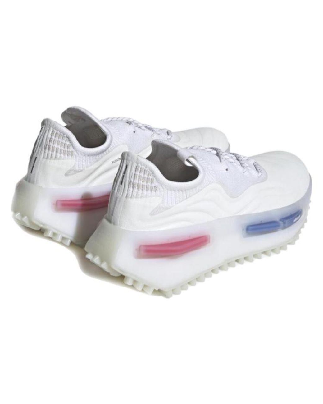Adidas White Nmd S1 Leather Sneakers for men