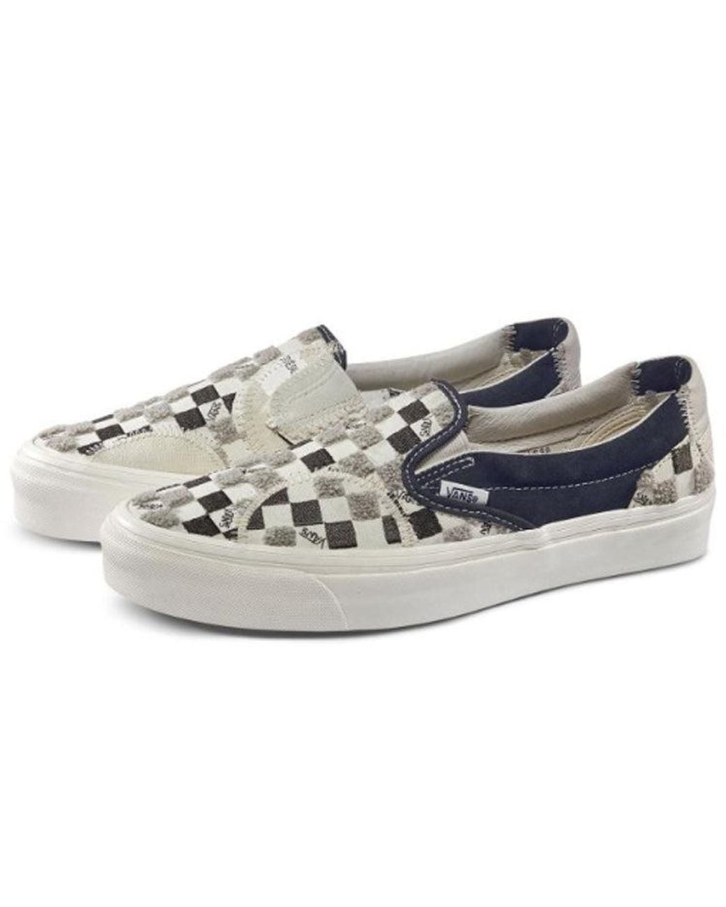 Vans Blue Classic Slip-On Lx 'Bricolage Pack for men