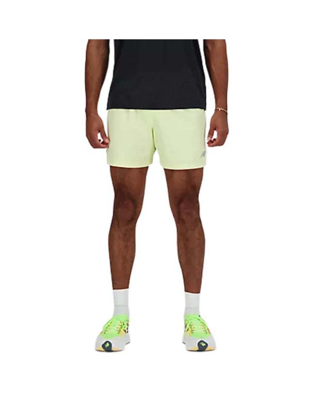 New Balance Green Rc Short 5" 'Spotlight' for men