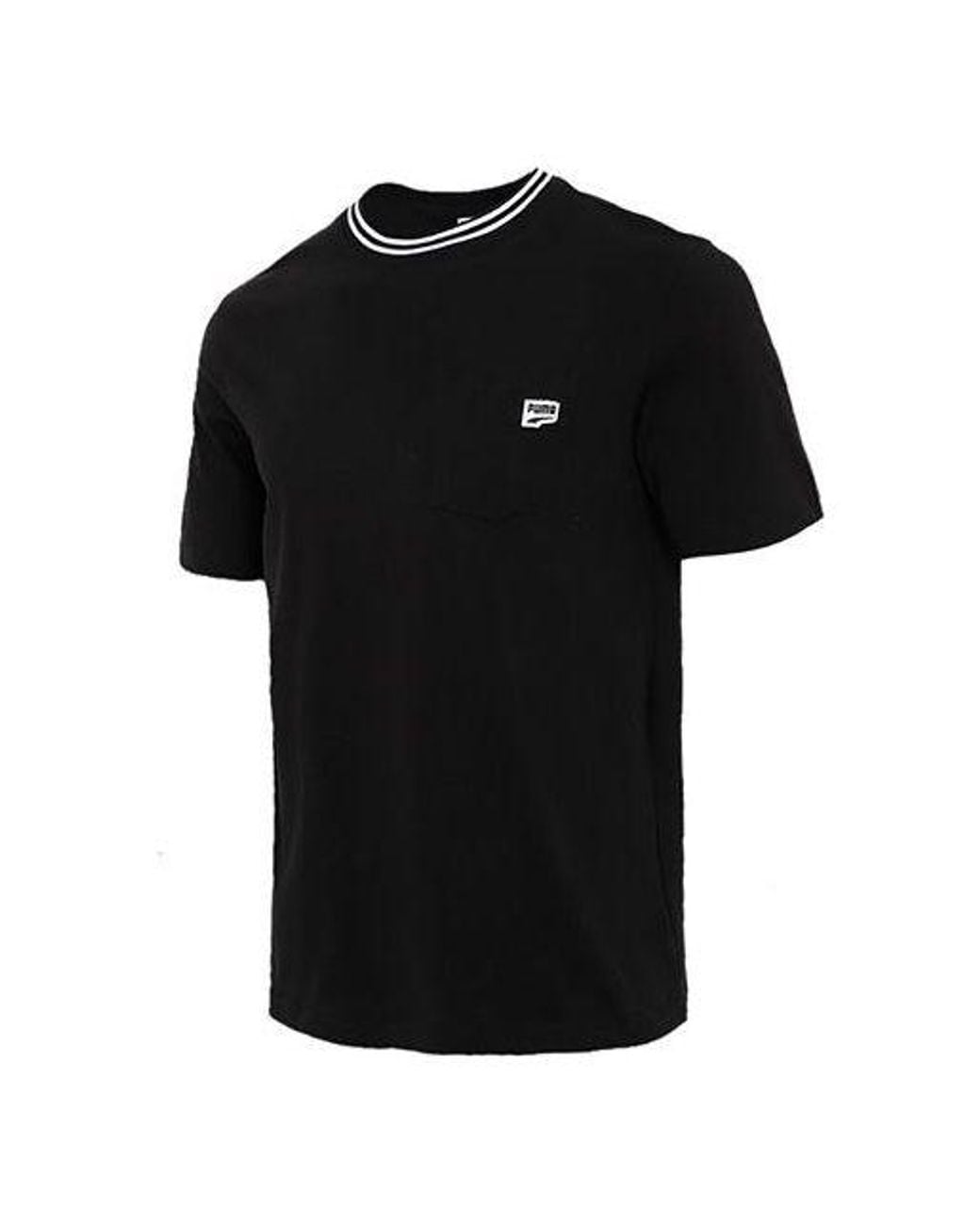 PUMA Black Downtown Pocket T-Shirt for men