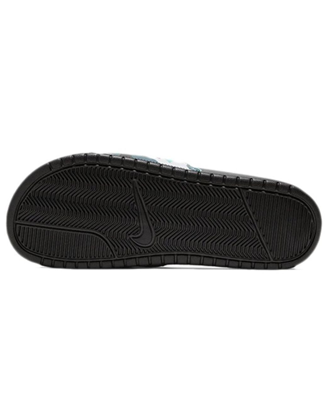Nike Blue Benassi Jdi Print Slide Camo' for men