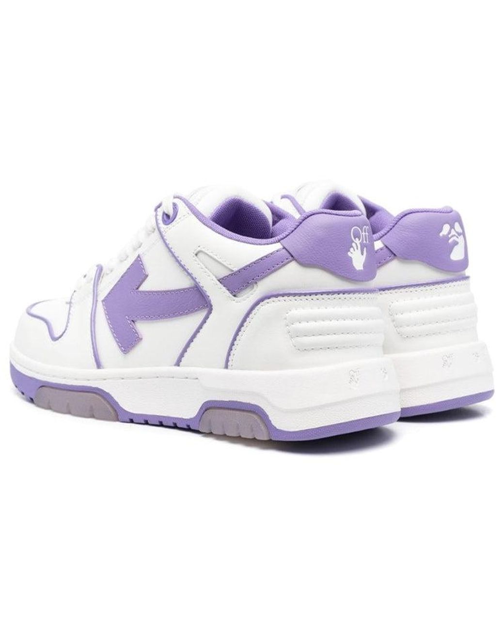 Off-White c/o Virgil Abloh Purple (Wmns) Out Of Office Low-Top Leather Sneaker