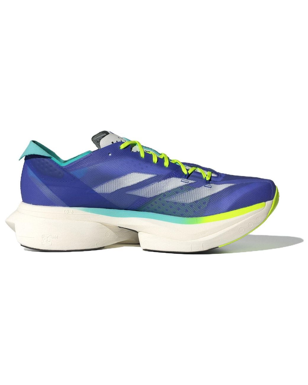 Adidas Blue Adizero Adios Pro 3 Sneakers for men