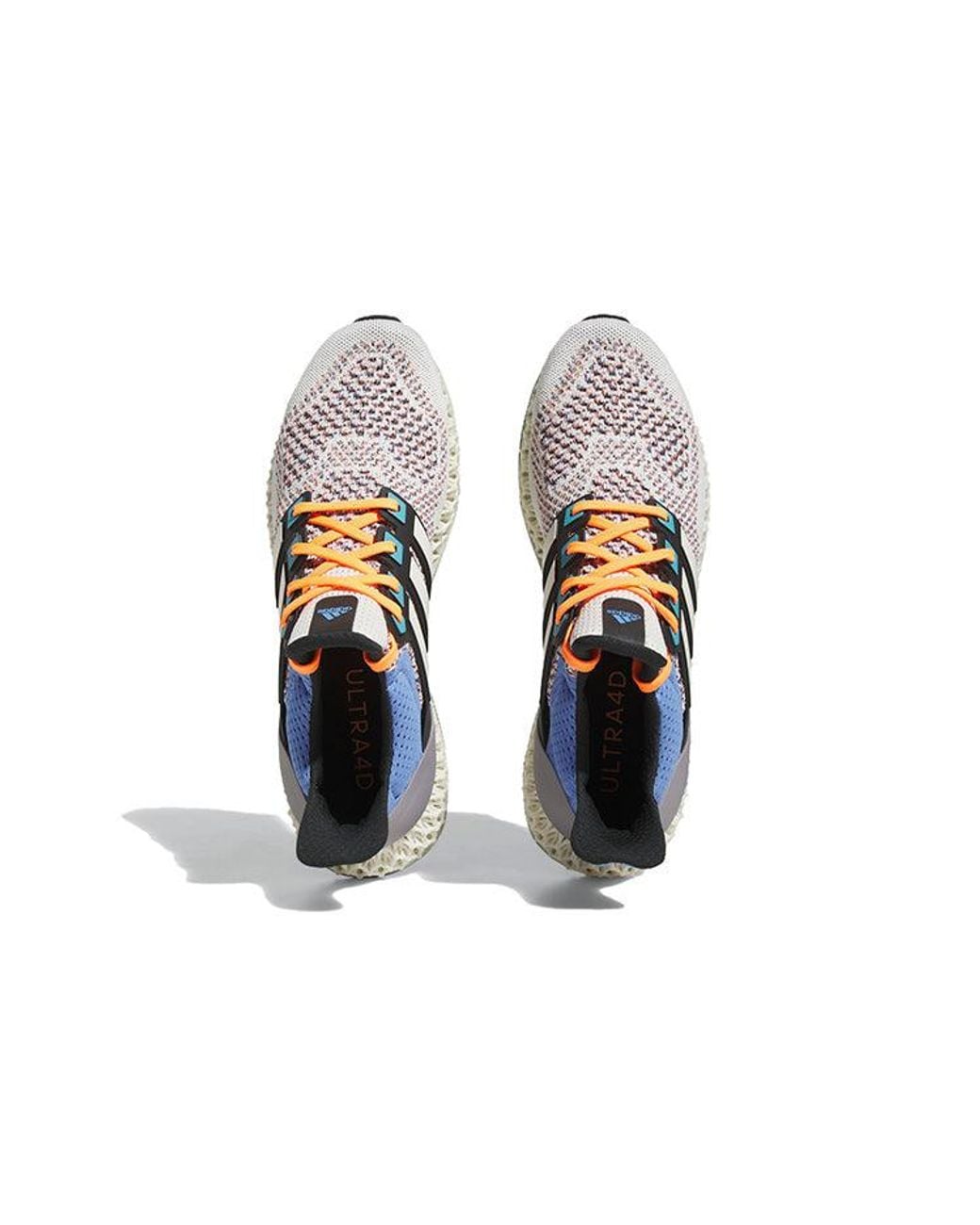 Adidas Blue Ultra 4D Running Shoes 'Chalk Fusion' for men