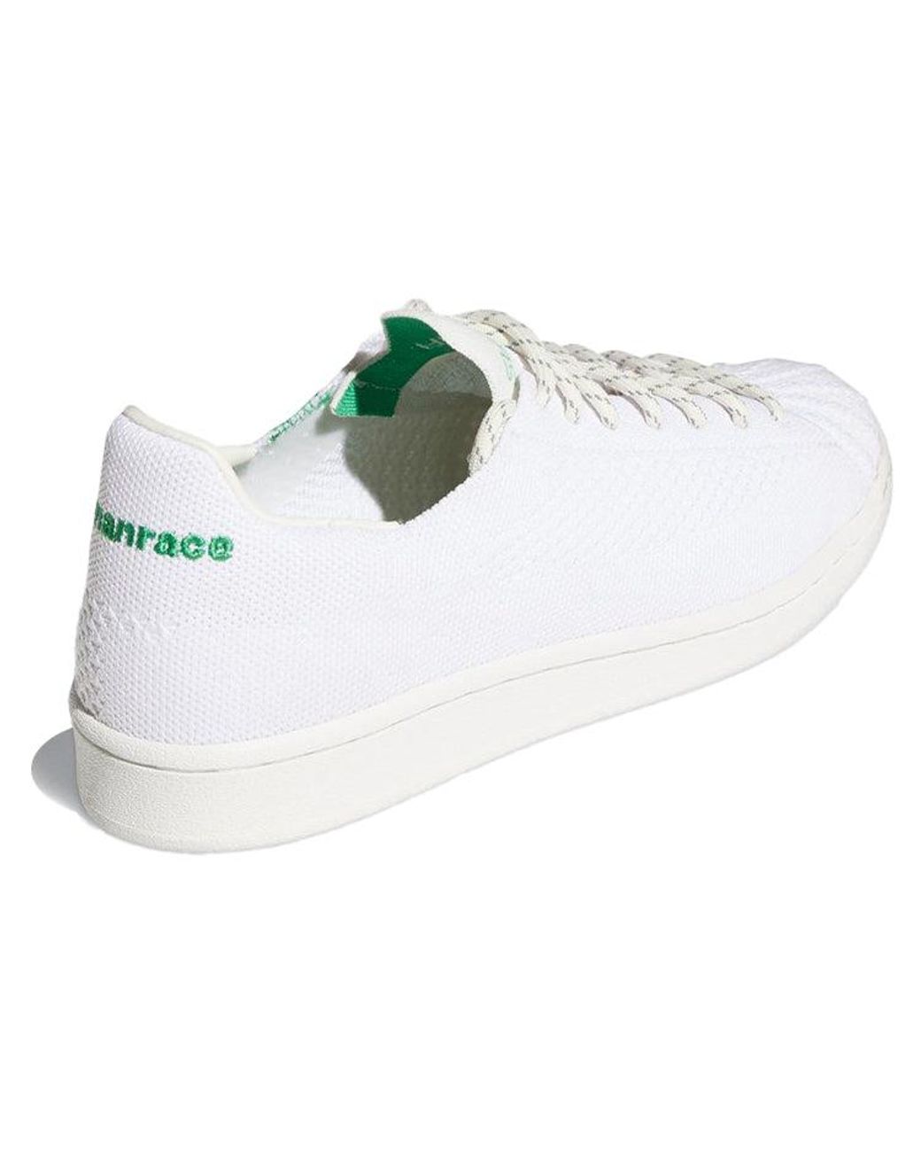 Adidas White X Pharrell Superstar Primeknit for men