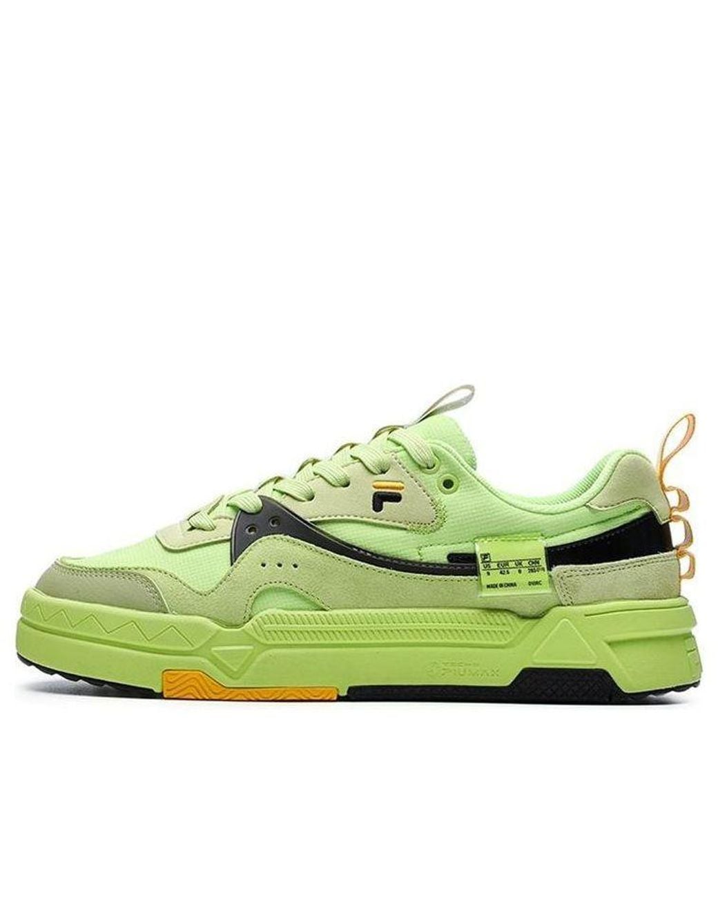 Fila Green Bank Skate Shoes 'Solar' for men