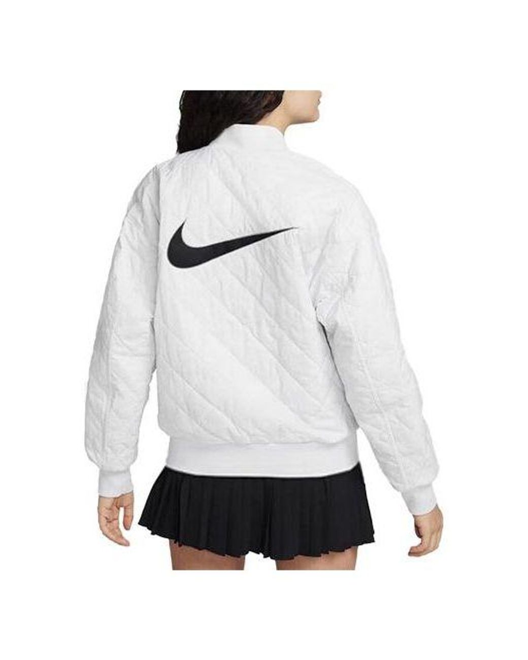 Nike White (Wmns) Reversible Varsity Bomber Jacket