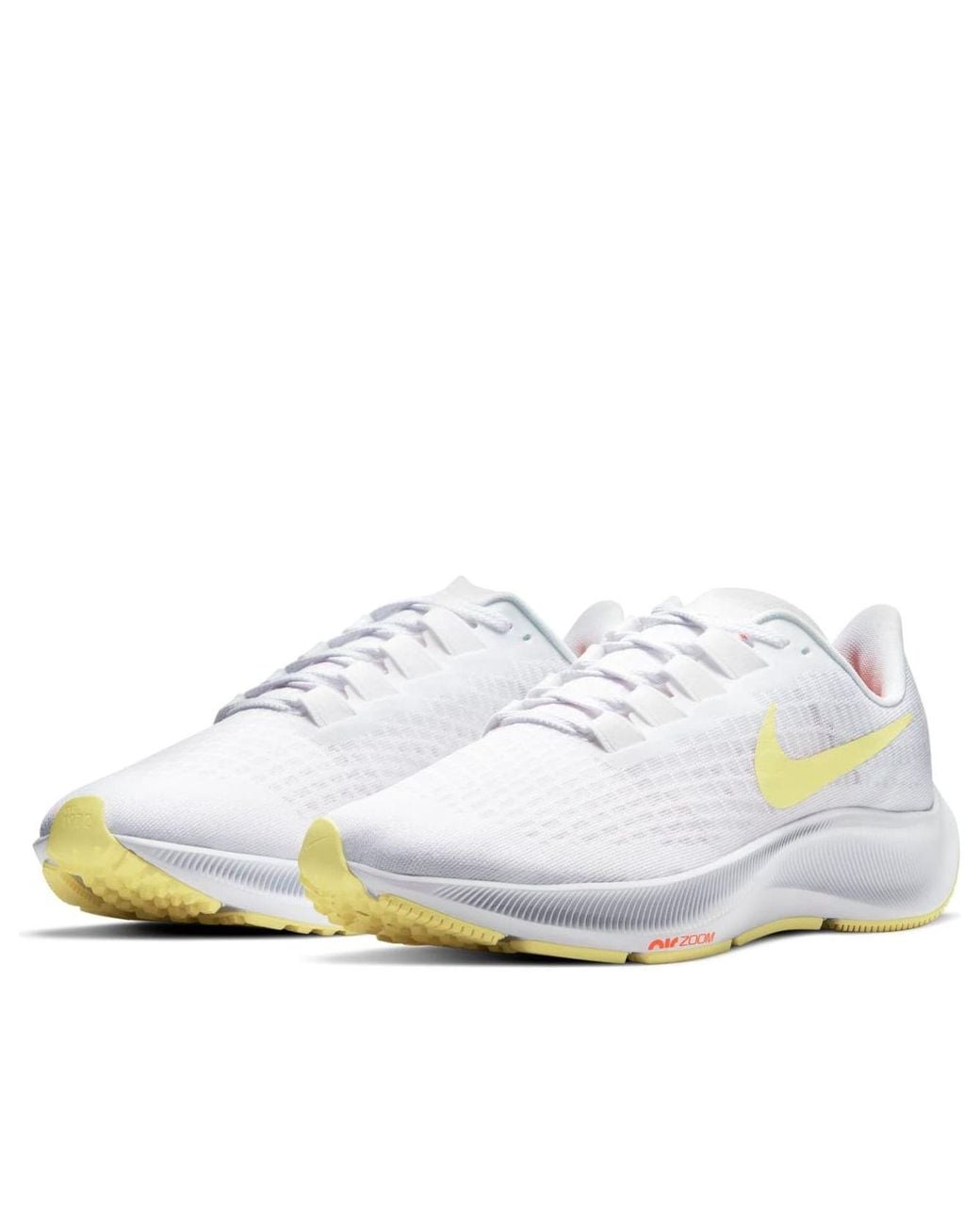 Nike White (Wmns) Air Zoom Pegasus 37 Light Zitron'