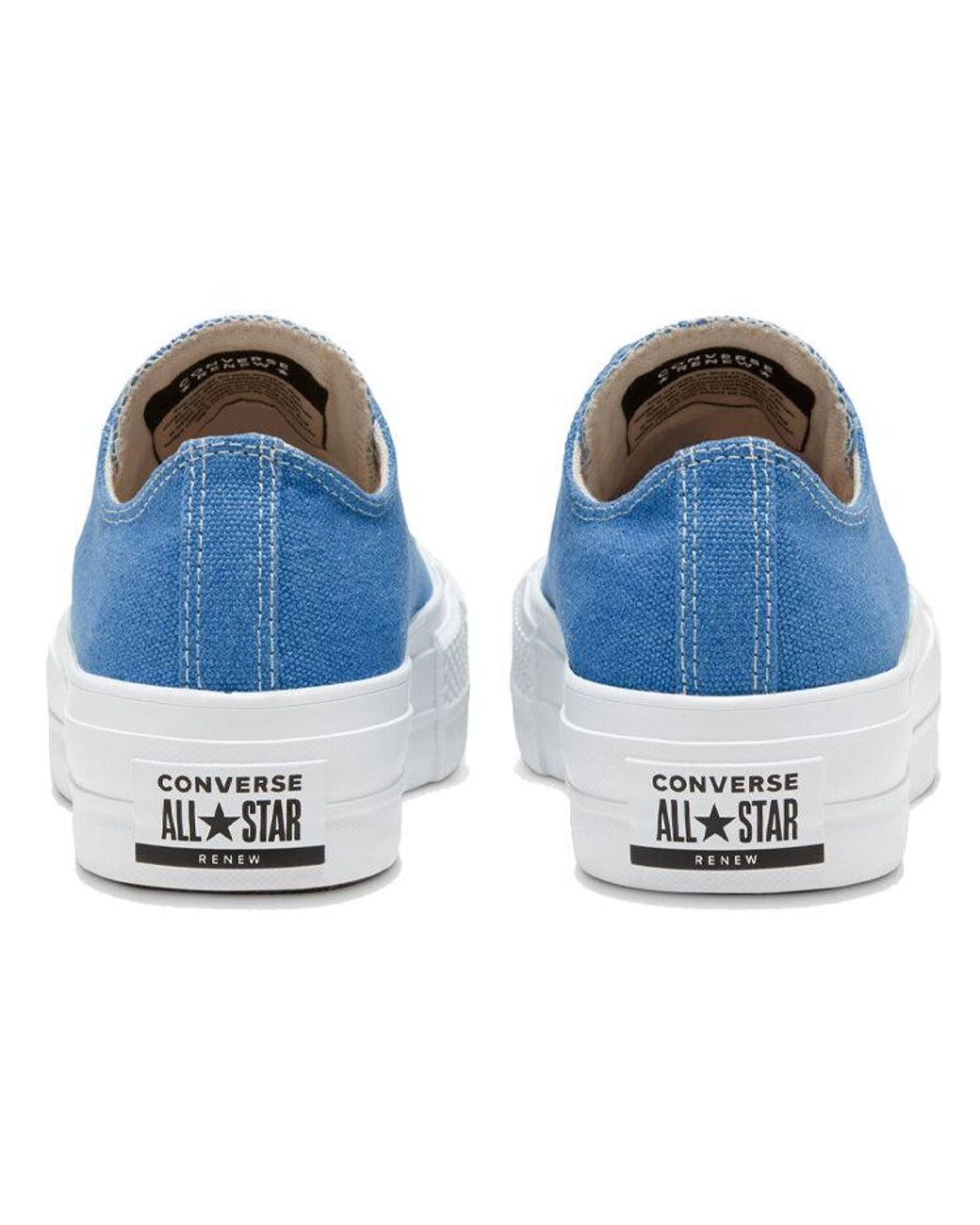 Converse Blue (Wmns) Renew Cotton Chuck Taylor All Star Platform Low 'Coast'