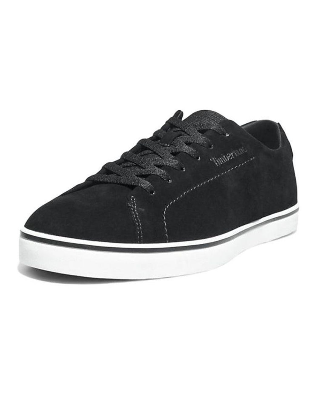 Timberland Black Skape Park Leather Sneaker Suede' for men