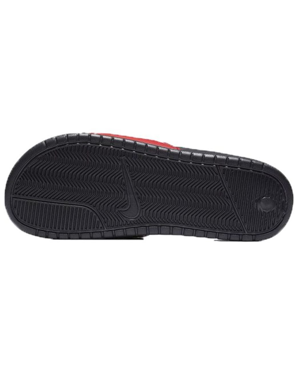 Nike Red Benassi Jdi 'Anthracite' for men