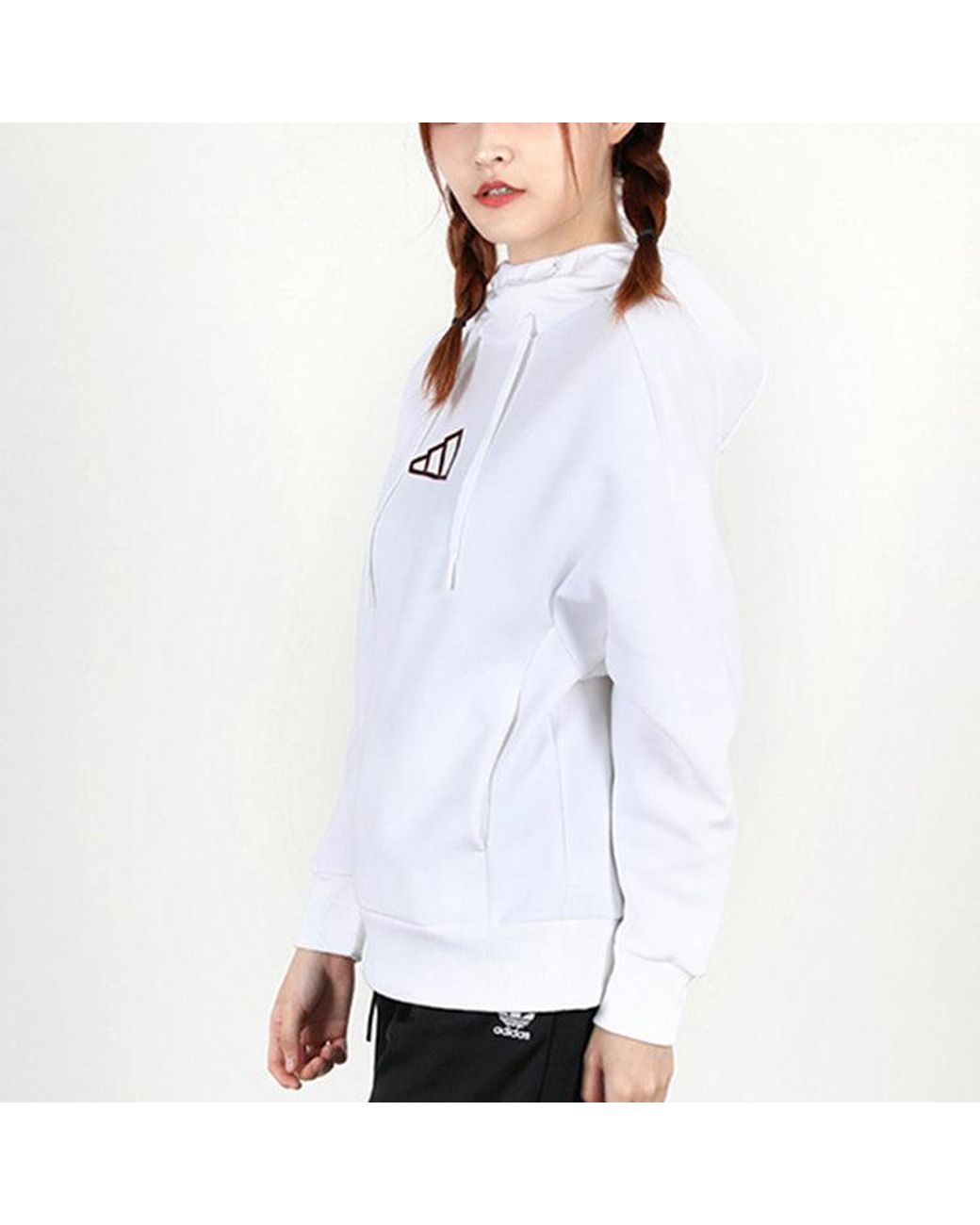 Adidas White (Wmns) Uurban Hood Swt