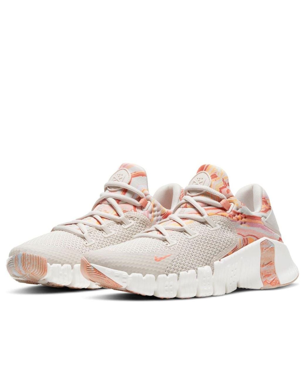 Nike White (Wmns) Free Metcon 4 'Desert Sand Crimson Bliss'