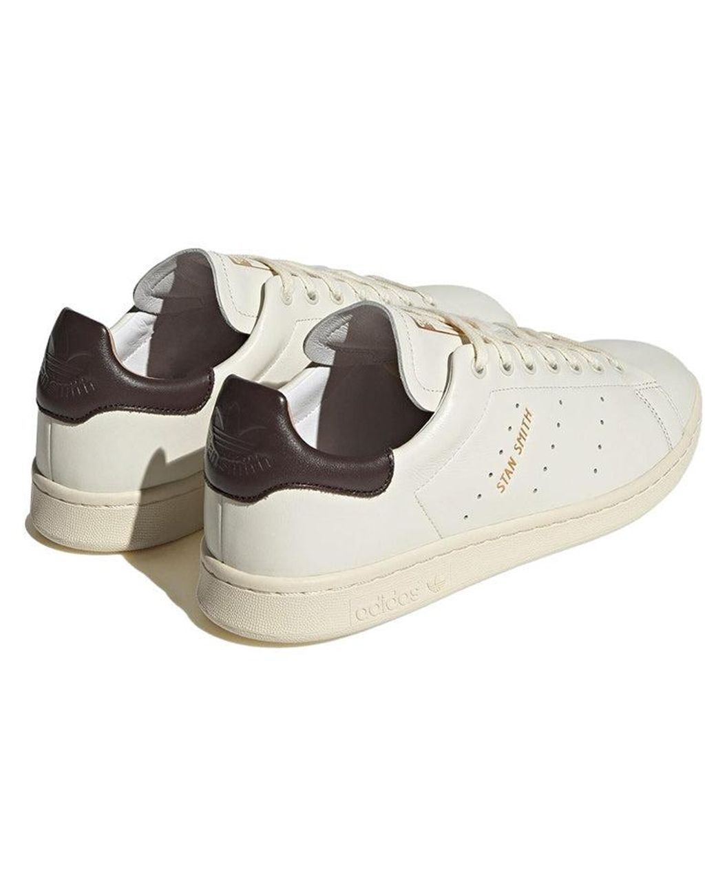 Adidas White Originals Stan Smith Lux Shoes 'Off Dark' for men