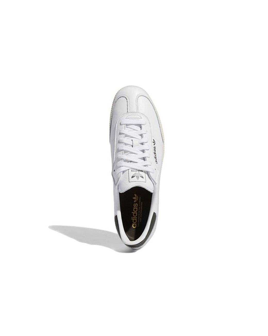 Adidas White Samba Adv Shadow' for men