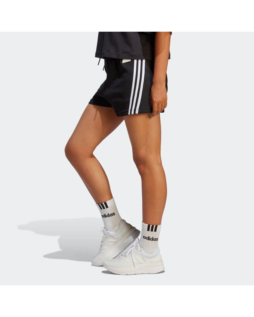 Adidas Black (Wmns) Future Icons 3-Stripes Shorts