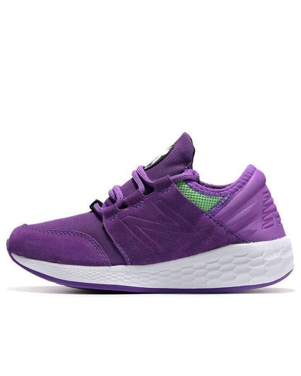New Balance Purple X Eva Cruz Collaboration D-Wide for men