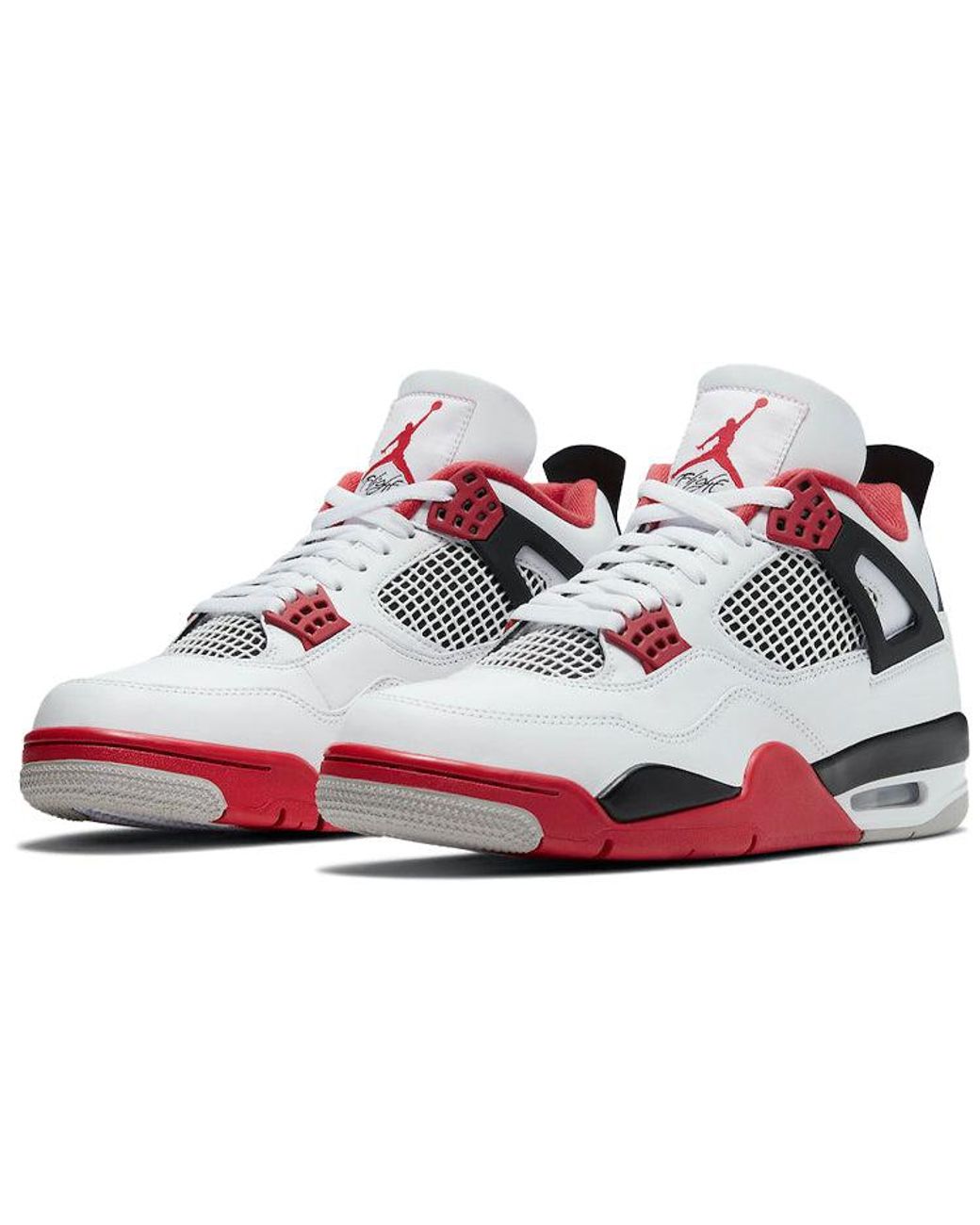 Nike White Air 4 Retro "fire Red 2020" Shoes for men