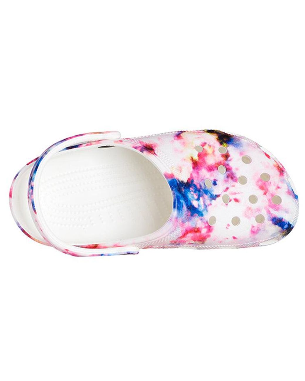 CROCSTM Pink (Wmns) Classic Tie Dye Graphic Clog 'Garnet & Multi'