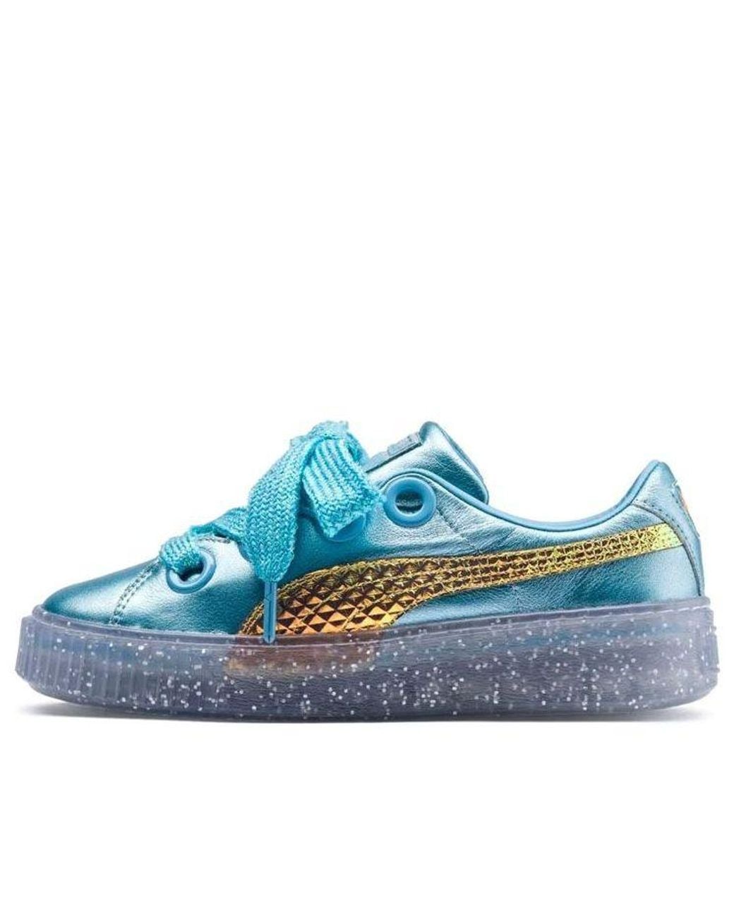 PUMA Blue (Wmns) Sophia Webster X Platform 'Glitter Princess'